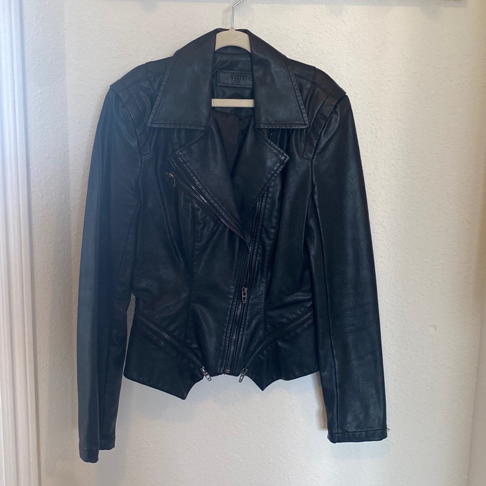 BlankNYC faux leather jacket size XS